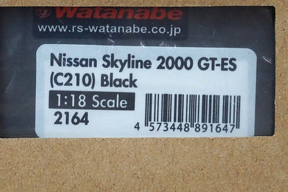 1:18 ignition model IG2164 Nissan Skyline 2000 GT-ES (C210) Black