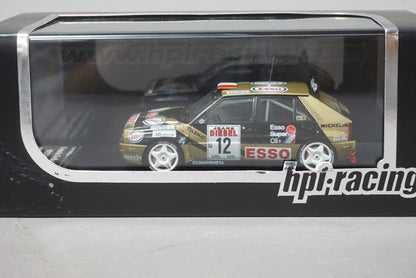 1:43 HPI 8062 Lancia Delta HF Integrale ESSO 1993 San Remo #12 Black x Gold