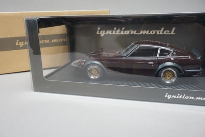 1:18 ignition model IG2455 Nissan Fairlady 240ZG HS30 Maroon model car