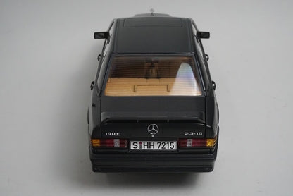 1:18 AUTOart 76122 Mercedes Benz 190E 2.3 16V Blue Black Metallic model car