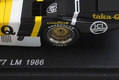 1:43 Spark KBS005 Porsche 956 Le Mans 1986 #7 taka-Q model car
