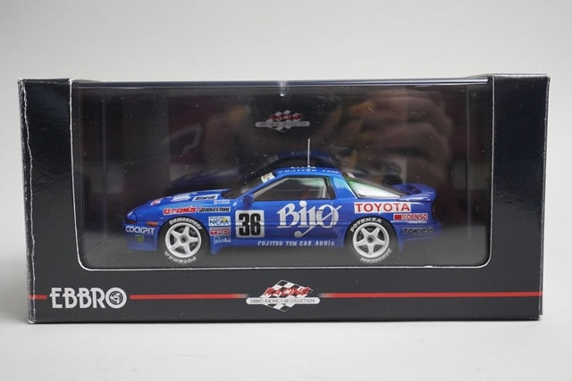 1:43 EBBRO 43975 Toyota Bayer Tom's Supra Gr.A 1989 #36 model car