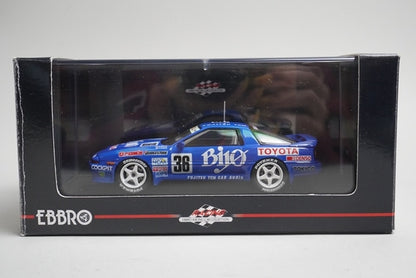 1:43 EBBRO 43975 Toyota Bayer Tom's Supra Gr.A 1989 #36 model car