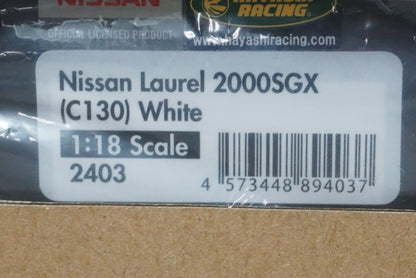 1:18 ignition model IG2403 Nissan Laurel 2000SGX (C130) White