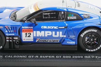 1:43 EBBRO 44233 IMPUL Calsonic GT-R Super GT500 2009 Rd.7 Fuji #12 model car