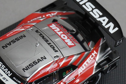 1:43 EBBRO P411 Motul Autech GT-R SGT Super GT500 Rd.7 Fuji 2009 #1 Red / Silver