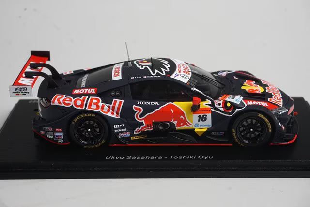 1:43 SPARK SGT025 Honda Red Bull MOTUL MUGEN NSX-GT GT500 Super GT 2022 #16