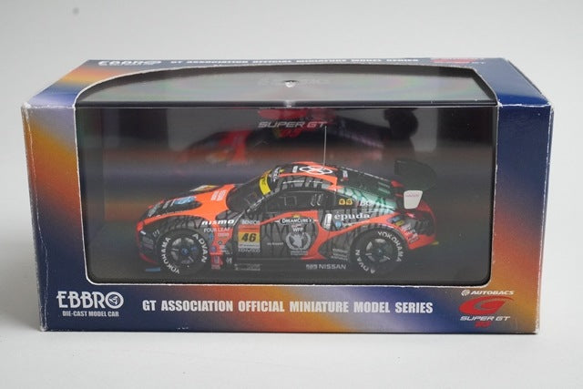 1:43 EBBRO 43704 Nissan Dream Cube ADVAN Z SUPER GT300 2005 #46 model car