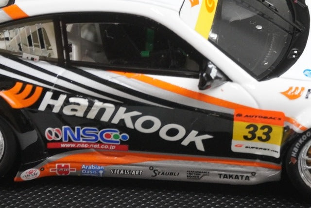1:43 EBBRO 43925 Porsche Hankook Super GT 2007 #33 model car