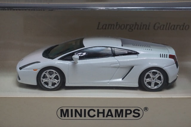 1:43 MINICHAMPS 436103500 Lamborghini Gallardo 2007 Linea Bianco No.8