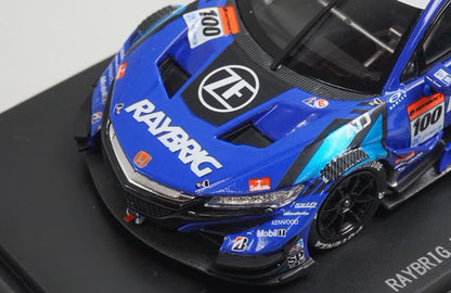 1:43 EBBRO 45628 Honda Raybrick NSX-GT Super GT GT500 2018 #100