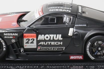 1:43 EBBRO 43793 Nissan MOTUL AUTECH Z Super GT Test Car 2006 #22 model car