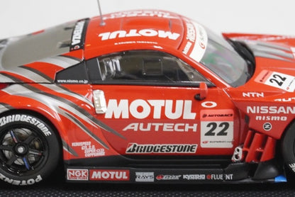 1:43 EBBRO 43795 Nissan MOTUL AUTECH Z Super GT 2006 #22 model car