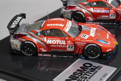 1:43 EBBRO KWAM122000 Dealer Nissan 06 Nismo GT500 Z Malaysian Model Set of 2 #22 #23 model car