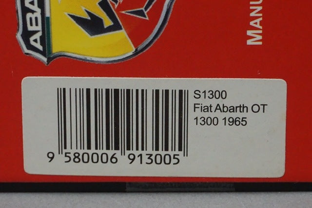 1:43 SPARK S1300 Fiat Abarth OT 1300 1965