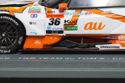 1:43 SPARK 43SGT2023 Toyota au TOM'S GR Supra TGR GT500 Super GT 2023 #36 Champion board included model car