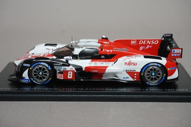 1:43 SPARK S8726 Toyota GR010 Hybrid Gazoo Racing LM 24H 2nd 2023 #8
