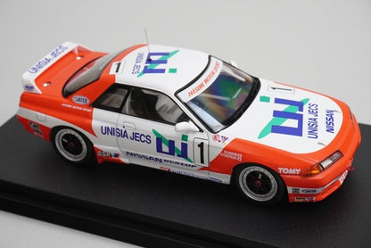 1:43 HPI 8609 Nissan Unisia Jex Skyline GT-R JTC Mine 1993 #1 model car