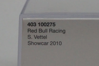 1:43 MINICHAMPS 403100275 SINGHA Red Bull Racing Show Car 2010 #5 S.Vettel model car