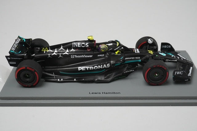 1:43 SPARK S8590 Mercedes-AMG Petronas F1 Team W14 E-Performance British GP 3rd 2023 #44 L. Hamilton model car