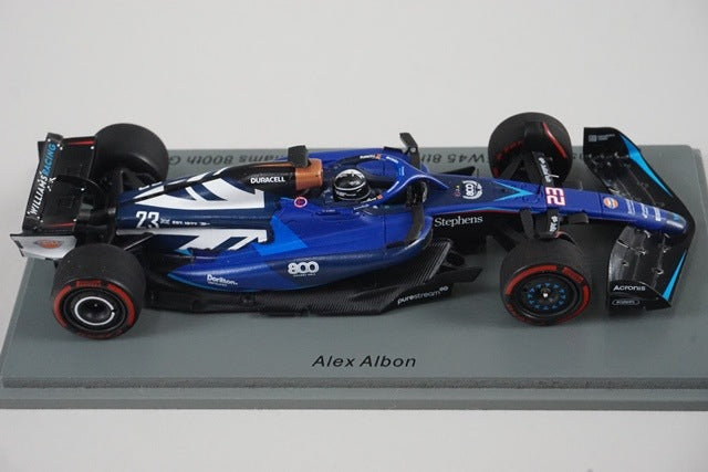 1:43 Spark S8588 Williams Racing FW45 British GP 8th Williams 800th GP 2023 #23 A. Albon