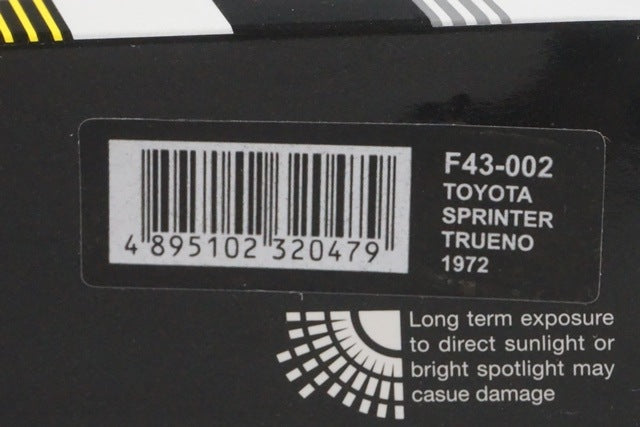1:43 First 43 F43-002 Toyota Sprinter Trueno 1972 Green model car