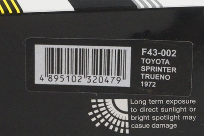1:43 First 43 F43-002 Toyota Sprinter Trueno 1972 Green model car