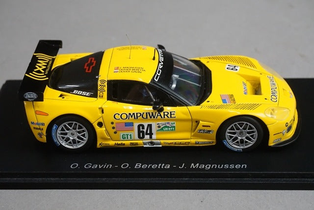 1:43 Spark S0174 Corvette C6R 4th LMGT1 Class Le Mans 2006 #64 model car