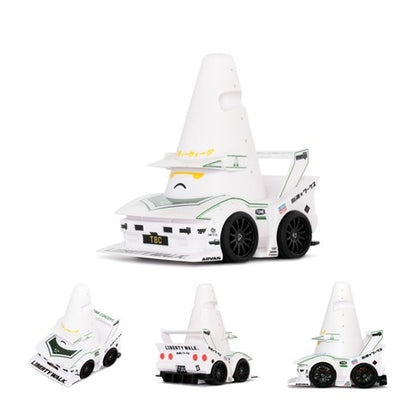 MC252-32 LB × TBC LB-SUPER SILHOUETTE R32 SKYLINE Traffic Cones Pull Back Car model car
