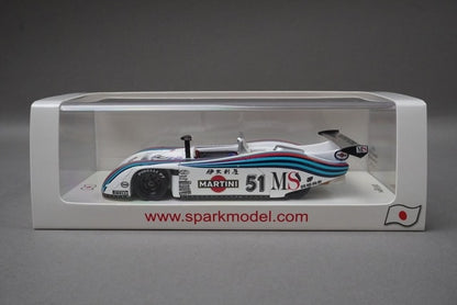 1:43 SPARK SJ021 Lancia LC1 Fuji 6H Pole Position 1982 #51 Martini model car