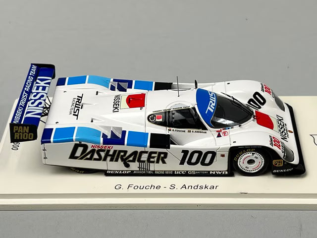 1:43 Spark SJ025 Porsche 962C WSPC Suzuka 1989 #100 G.Fouche S.Andsker model car