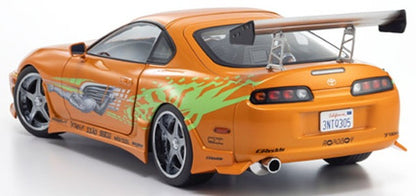 KS08975FF KYOSHO 1:18 Toyota Supra Turbo 1994 "Fast & Furious" (Orange Pearl)
