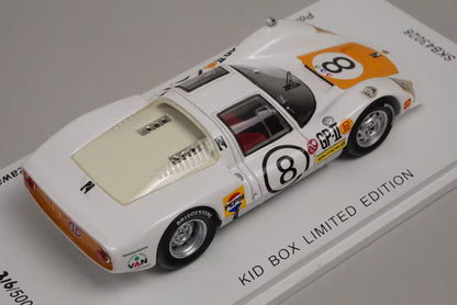 1:43 Spark SKB43028 Kidbox Custom Porsche Carrera 6 (906-147) Japanese GP 1967 #8 Toru Ikuzawa