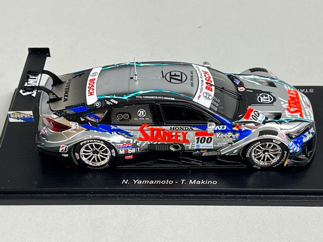 1:43 Spark SGT164 Stanley Civic Type R-GT Team Kunimitsu GT500 Super GT 2024 #100 Naoki Yamamoto / Tadasuke Makino