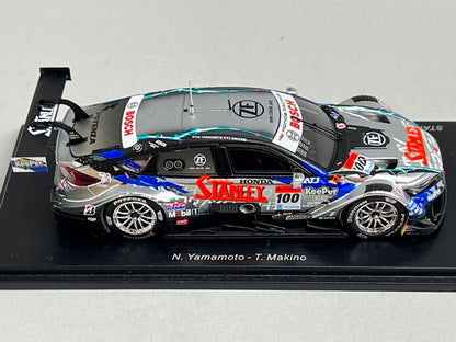 1:43 Spark SGT164 Stanley Civic Type R-GT Team Kunimitsu GT500 Super GT 2024 #100 Naoki Yamamoto / Tadasuke Makino