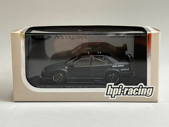 1:43 HPI 8046 Miyazawa Model Custom Alfa Romeo 155V6 TI Black