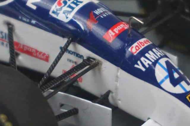 1:43 Spark S6975 Tyrrell 023 Yamaha Italian GP 1995 #4 M. Salo Mild Seven specification