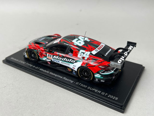 1:43 Spark 43SGT25064 Honda Modulo Civic CIVIC TYPE R-GT Modulo Nakajima Racing #64 GT500 SUPER GT 2025 Takuya Izawa - Riki Okusa