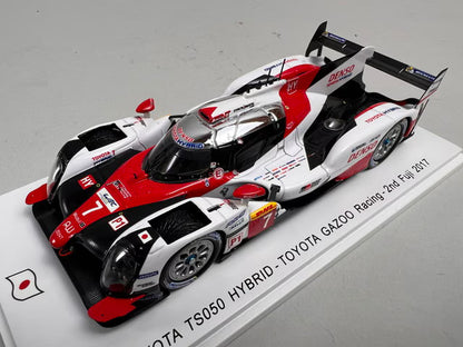 1:43 Spark SJ054 Toyota TS50 Hybrid GAZOO Racing 2nd Fuji 2017 #7 M. Conway / Kamui Kobayashi / J. M. Lopez