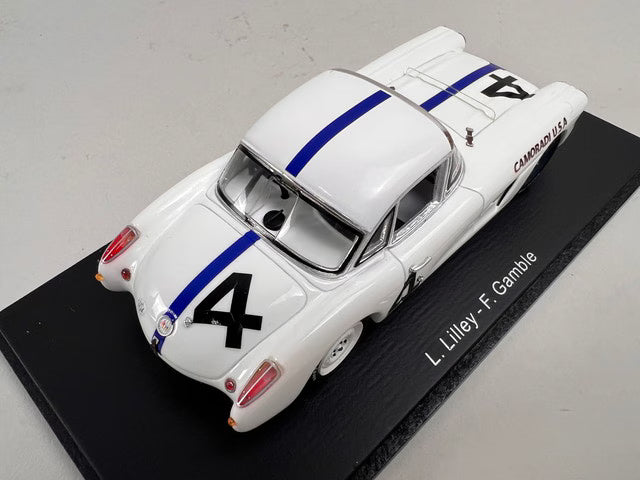1:43 Spark S1540 Chevrolet Corvette Le Mans 24H 1960 #4 F. Gamble