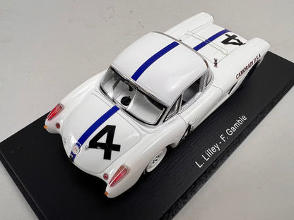 1:43 Spark S1540 Chevrolet Corvette Le Mans 24H 1960 #4 F. Gamble