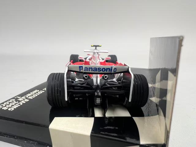 1:43 MINICHAMPS 400080082 Panasonic Toyota Racing Show Car 2008 #12 T. Glock