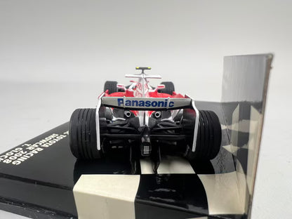 1:43 MINICHAMPS 400080082 Panasonic Toyota Racing Show Car 2008 #12 T. Glock