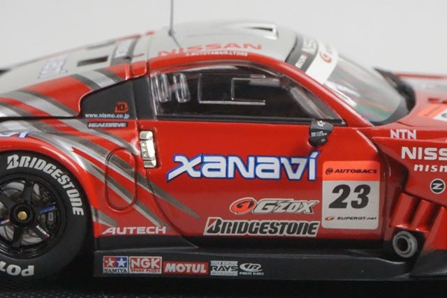 1:43 EBBRO 43957 Nissan Xanavi Nismo Z Super GT500 2007 Late Model #23 model car