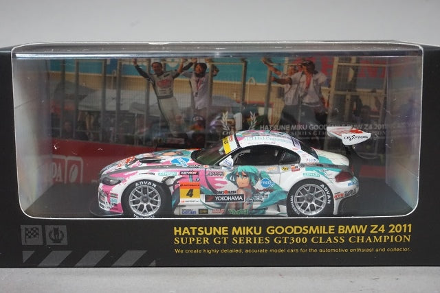 1:43 Good Smile Racing 842061 EBBRO Hatsune Miku BMW Z4 Super GT300 Series Winner ver. 2011 #4