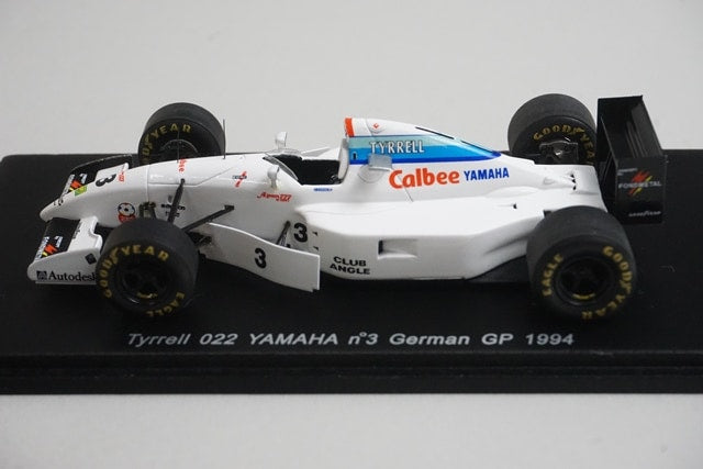 1:43 SPARK MMS002 Tyrrell 022 Yamaha Germany GP Ukyo Katayama 1994 #3 MIYAZAWA MOKEI