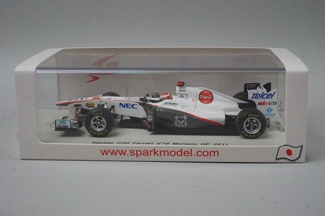 1:43 SPARK SJ005 Sauber C30 Ferrari Monaco GP 2011 #16 model car