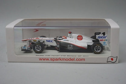1:43 SPARK SJ005 Sauber C30 Ferrari Monaco GP 2011 #16 model car