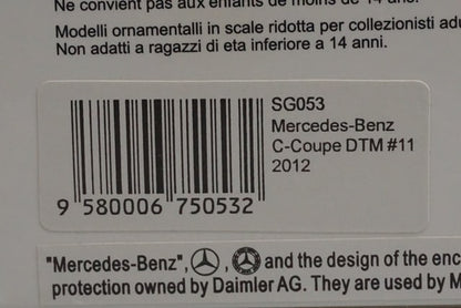 1:43 SPARK SG053 Mercedes-Benz C Coupe DTM 2012 #11 modelcar