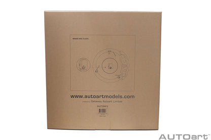 [ Back-order ] AUTOart 41001 Brake disk clock 8-pot red caliper 38cm x 3.5cm